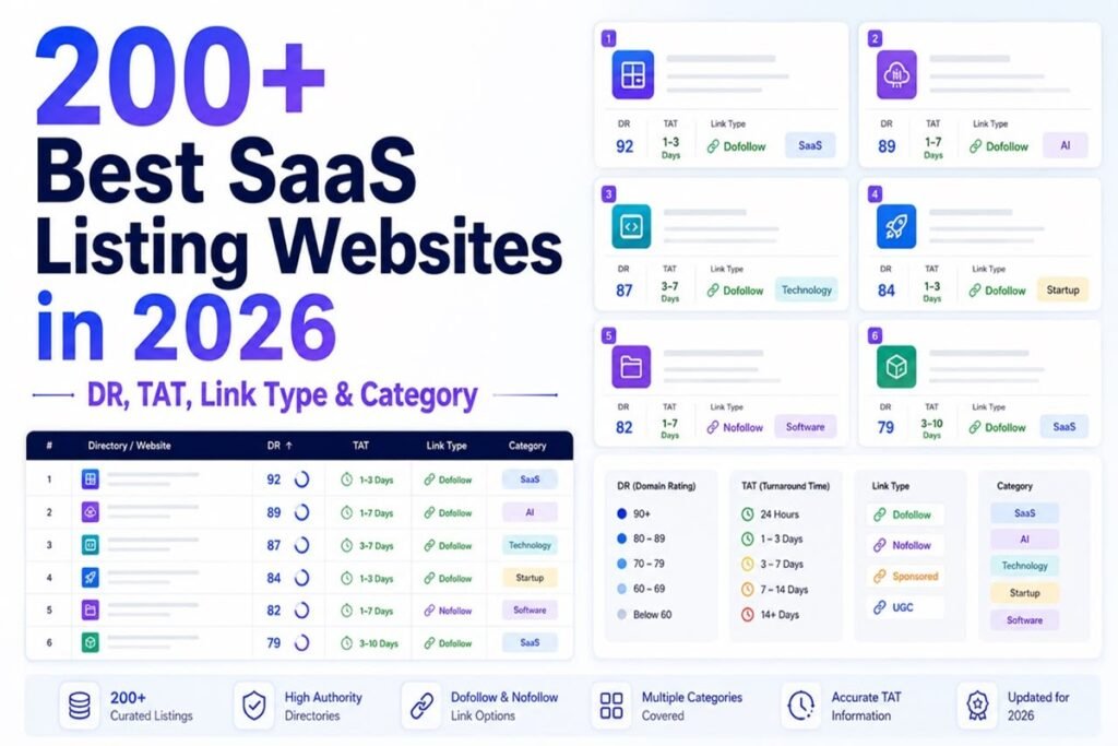 200+ Best SaaS Listing Websites in 2026