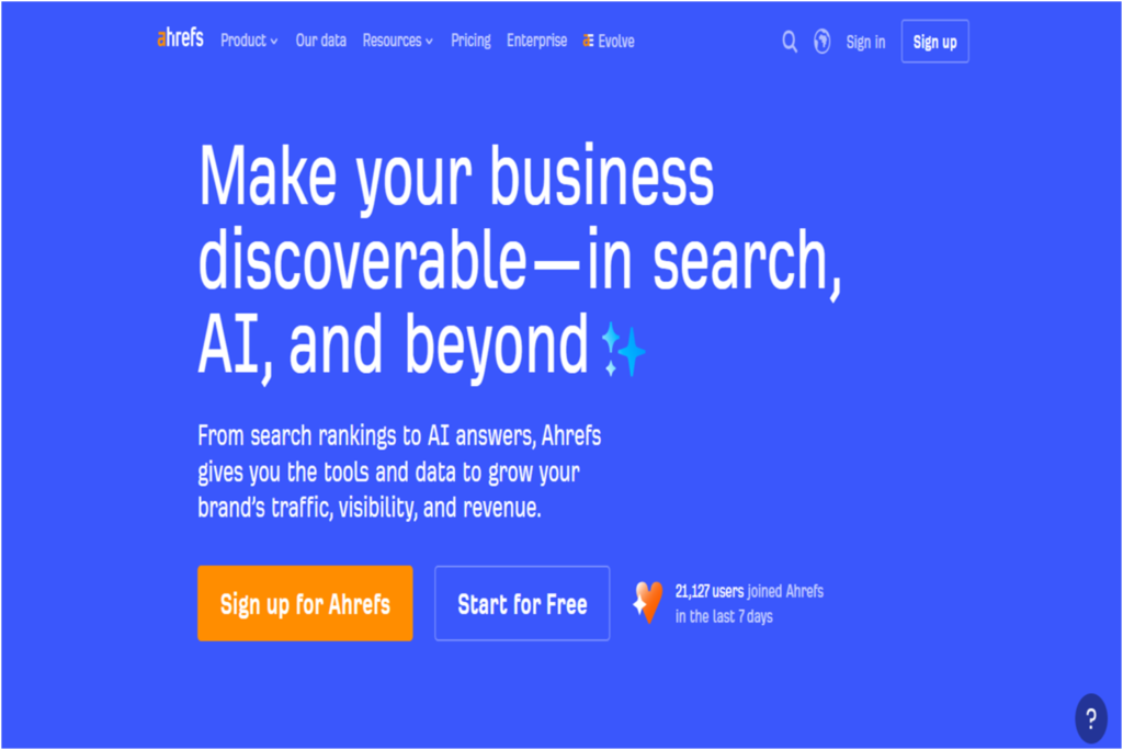 Ahrefs Brand Radar